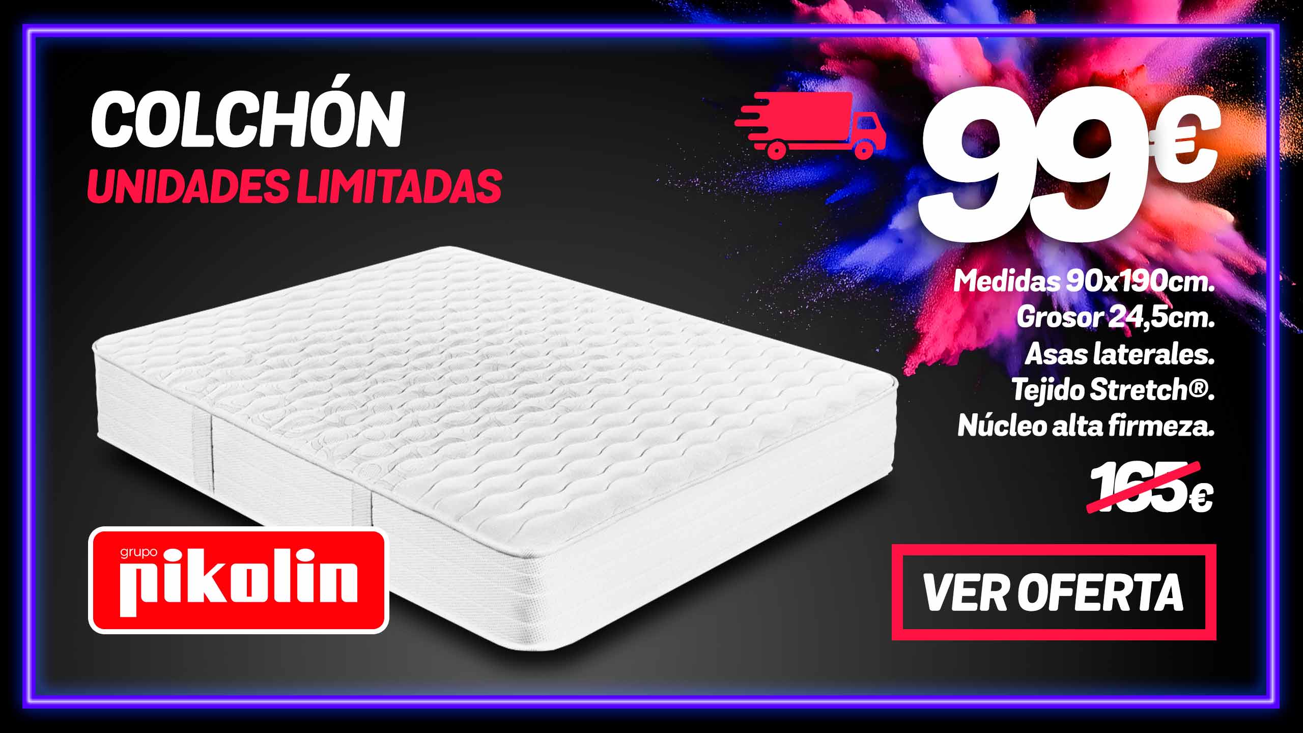 colchon viscoel&aacute;stico en oferta online